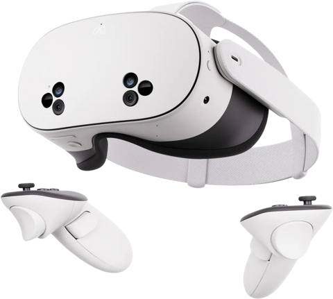 Óculos Meta Quest 3 com controles